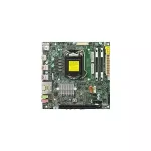 Mātesplate Supermicro X12SCV-LVDS Mini-ITX LGA1200 W480E USB 3.2 Gen 2 2x Gigabit LAN HD Audio (prasa CPU)