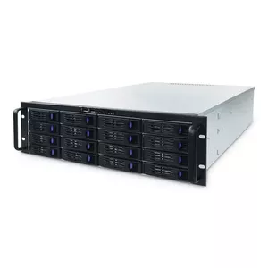 Fantec SRC-3168X07 Storage server Rack (3U) Black, Silver