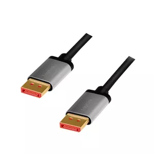 DisplayPort kabelis LogiLink CDA0105 2 m Melns Pelēks