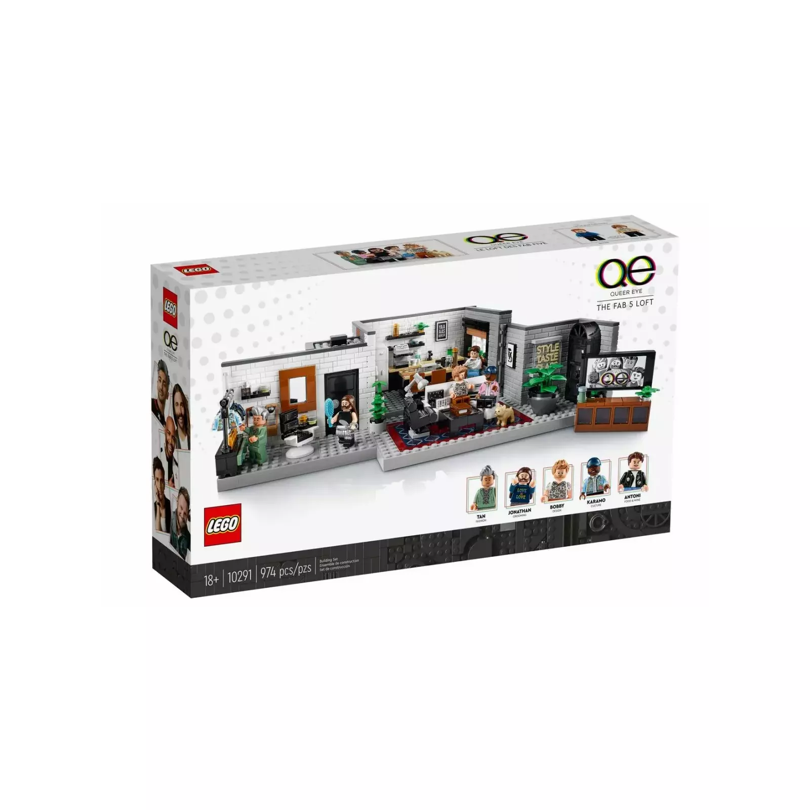 Queer Eye shops Fab 5 Loft Set 10291