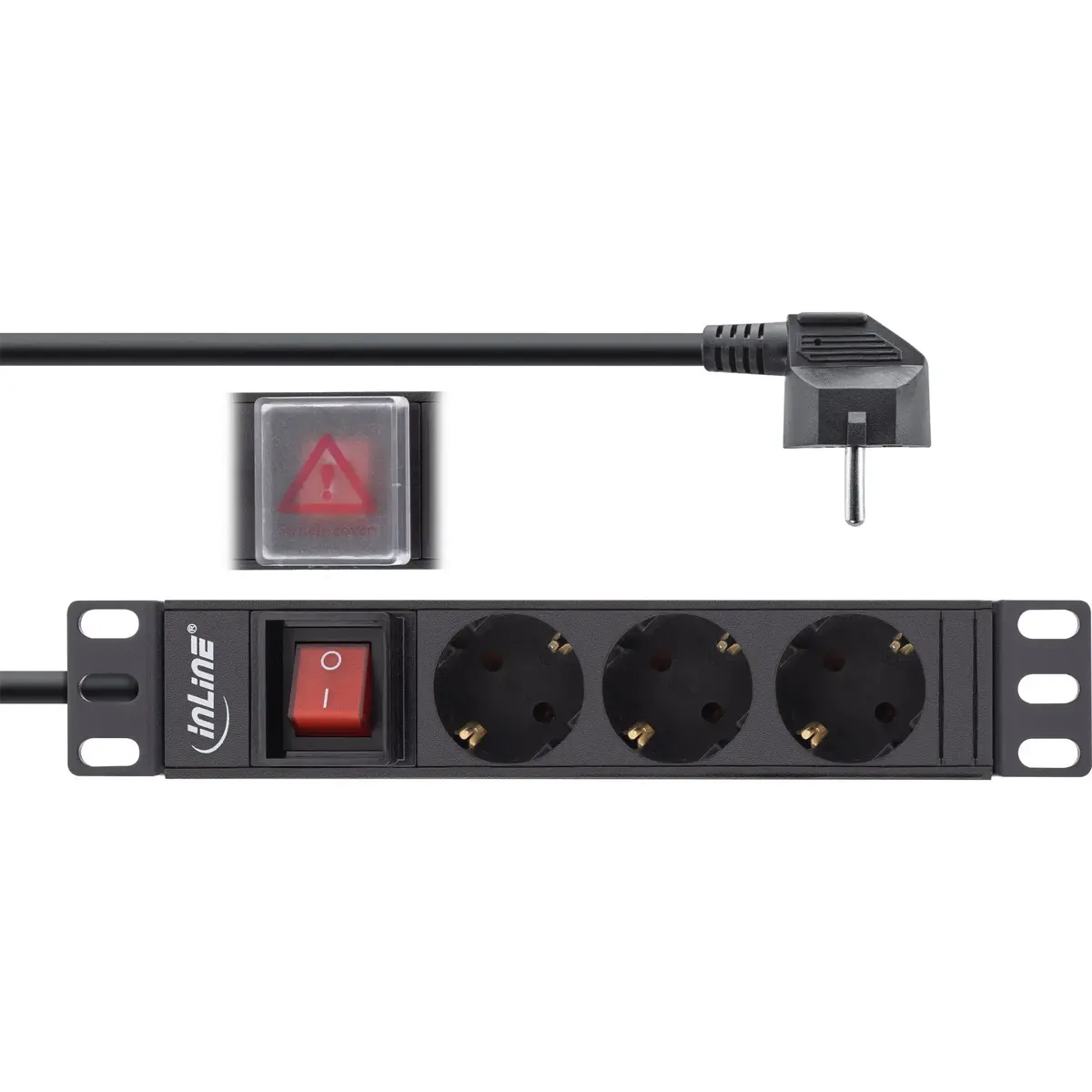 InLine 10" PDU 16420K Блок розеток питания Photo 3