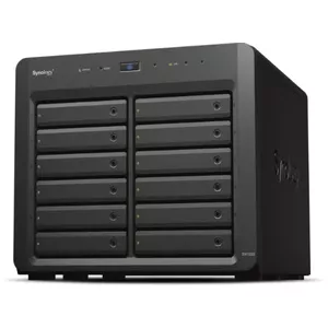 Synology DX1222 cieto disku uzglabāšanas sistēma HDD/SSD korpuss Melns 2.5/3.5"