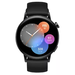 Huawei WATCH GT 3 3,35 cm (1.32") AMOLED 42 mm Digitāls 466 x 466 pikseļi Skārienjūtīgais ekrāns Melns GPS