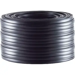 Flat telephone cable ShiverPeaks 76106-10 — 4-wire, 10.0 m, black