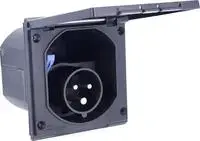 CEE plug AS Schwabe 61493 16 A 230 V — industrial 3‑pin connector for single‑phase power