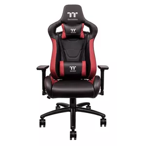 Universal gaming chair THERMALTAKE U Fit — padded seat, 36 cm width, height 45–53 cm, max load 140 kg, black/red