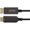 DisplayPort uz HDMI AOC konvertējošais kabelis InLine 17180A Photo 2