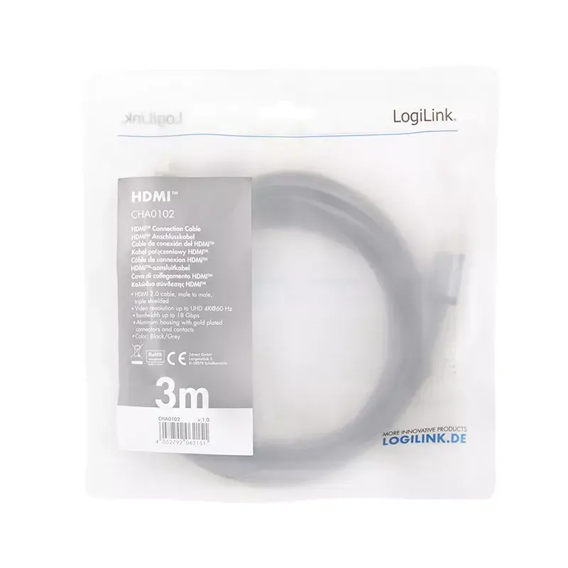 HDMI kabelis LogiLink CHA0102 Photo 3