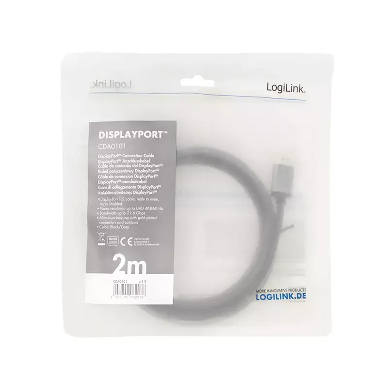 DisplayPort kabelis LogiLink CDA0101 Photo 4