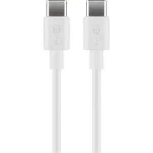 USB cable Goobay 51244 USB 2.0 2 m USB C White