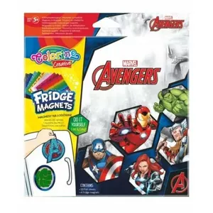 Ledusskapja magnēti COLORINO Marvel Avengers, 4 gab