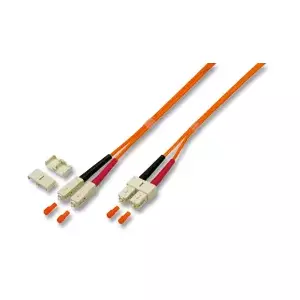 Fibre optic cable Lightwin LDP-50 SC-SC 10.0 10 m Orange