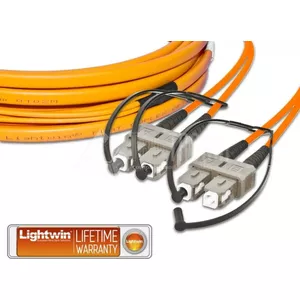 Flat-Duplex Patch Cable Lightwin LDP-50 SC-SC 10.0 FD MM OM2