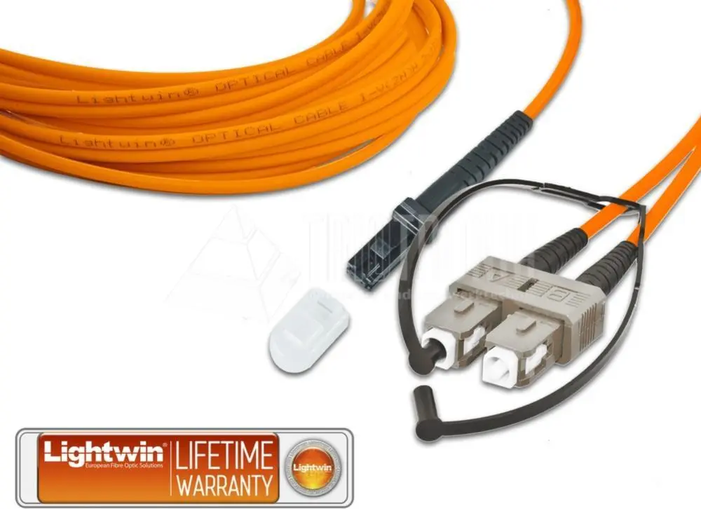 Divvirzienu optiskā kabeļa patchcord Lightwin MTRJ-SC