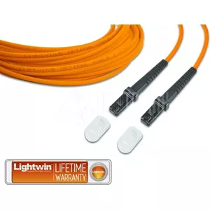 Fiber optic duplex patch cable Lightwin LDP-50 MTRJ‑MTRJ 2.0 mm OM2