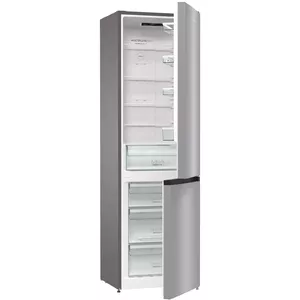Freestanding fridge-freezer Gorenje NRK6202ES4 — 331 L total (235 L fridge / 96 L freezer), No Frost, grey