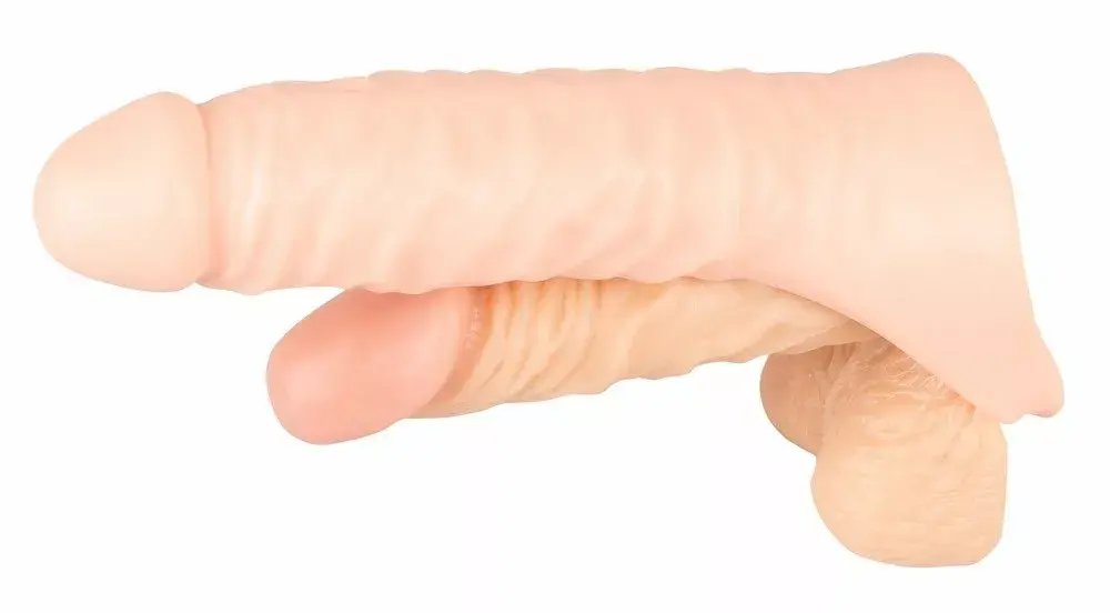 Realistixxx Double Fucker — кольцо для пениса с TPE фаллоимитатором Photo 8