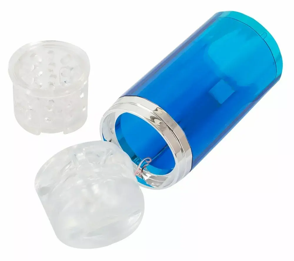 Мастурбатор you2toys Silicone Black — вращение и вибрация Photo 8