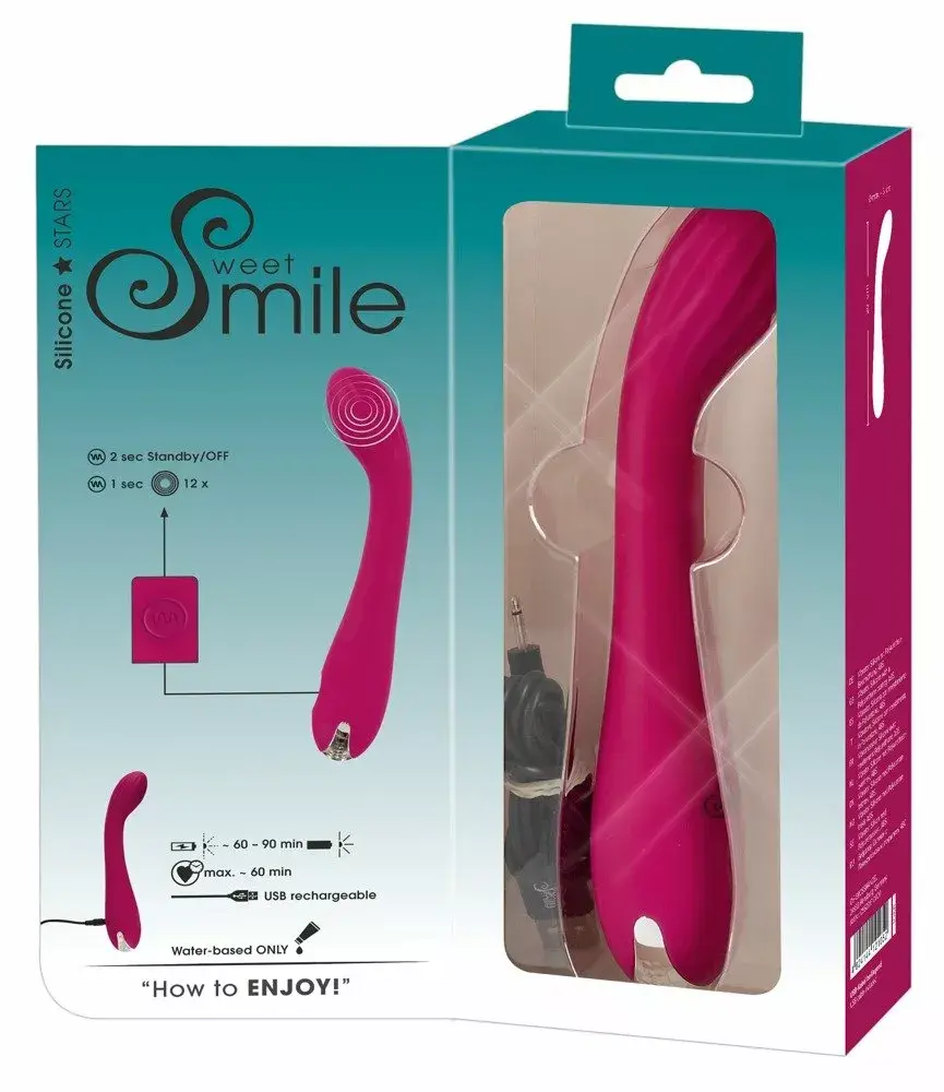 Вибратор G-точки Sweet Smile Silicone Purple Photo 9