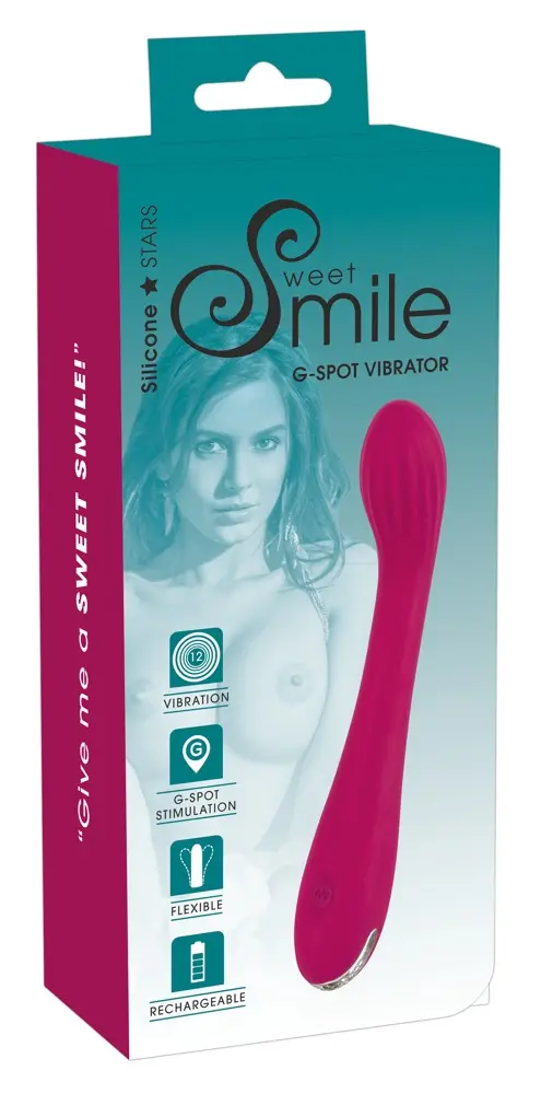 G-spot vibrators Sweet Smile Silicone Purple