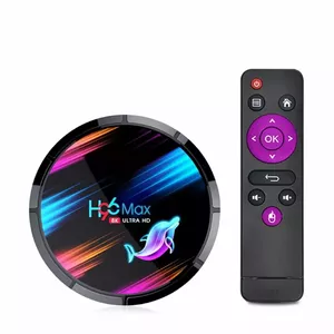 Riff H96 64GB 4K Multimedia atkaņotājs Smart TV Box 4GB +64GB Android 9.0 Wi-Fi / BT Amlogic S905 Melna