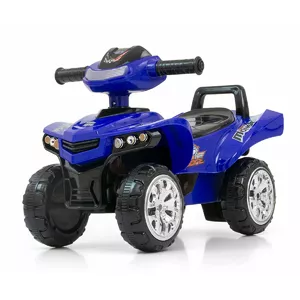 Каталка milly mally Ride-on Monster Navy — детская ездилка с сиденьем для малышей, низкая высота сиденья