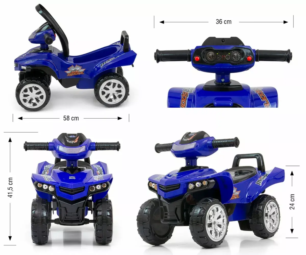 Каталка milly mally Ride-on Monster Navy Photo 6