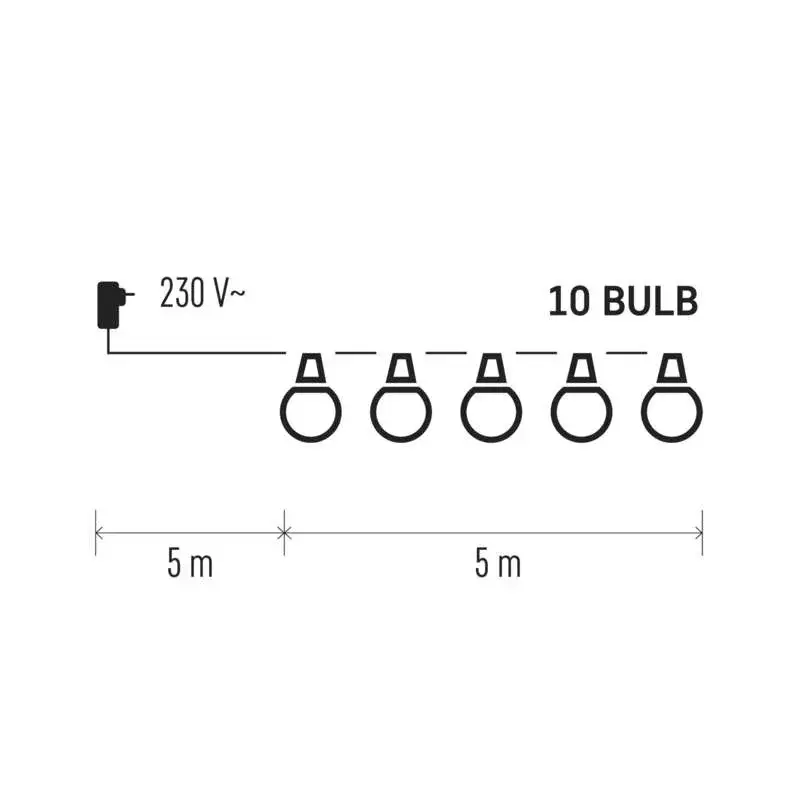 Emos ZY1939 LED String Light 10 m Photo 9