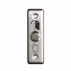 Flush-mounted stainless steel exit button HiSmart TV990351 for access control panels
