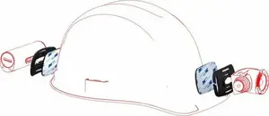 Крепление для шлема Ledlenser H Type 502314 для установки налобных фонарей