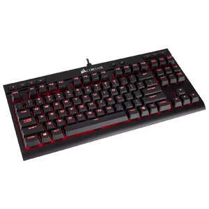 Corsair K63 Compact Mechanical Gaming Keyboard, USB, QWERTZ German Layout, Black