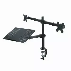 ART RAMM L-25 galda stiprinājums diviem monitoriem Photo 3