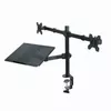 ART RAMM L-25 galda stiprinājums diviem monitoriem Photo 3