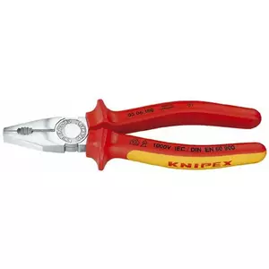 Kombinētās izolētās knaibles Knipex 03 06 180 1000V, 180 mm