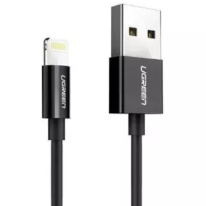 Mobile phone cable Ugreen 80822 US155 Black 1 m USB A Lightning