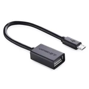 USB Cable Ugreen 10396 0.12m USB 2.0 A to Micro-USB B Black