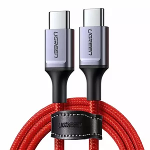 USB-C to USB-C cable UGREEN 2.0 1 m (red) — USB-C data and charging cable
