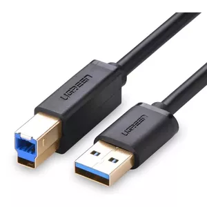 Ugreen 30753 USB kabelis 1 m USB A USB B Melns