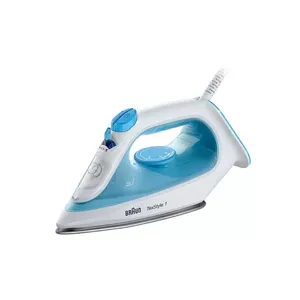 Утюг Dry & Steam Braun TexStyle 1 Керамическая подошва 2000 Вт Синий Белый