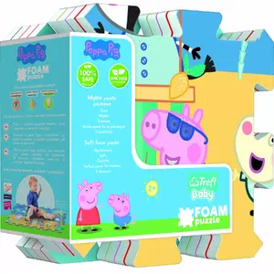 TREFL Peppa Pig grīdas puzle, modelis 61363T, bērnu puzle ar lielām pārslēgām