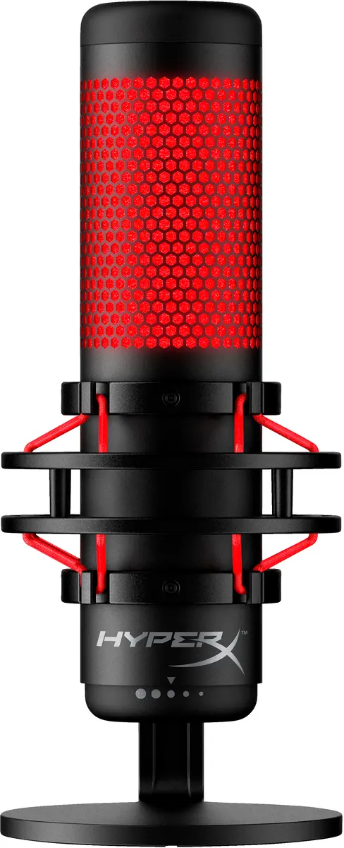 HyperX QuadCast USB PC mikrofons melns