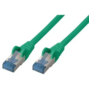 Сетевой кабель S/CONN Зеленый Cat6a S/FTP 0.5м