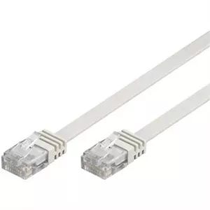 Сетевой кабель Deltaco TP-60V-FL RJ-45 Cat6 0.5 м Белый
