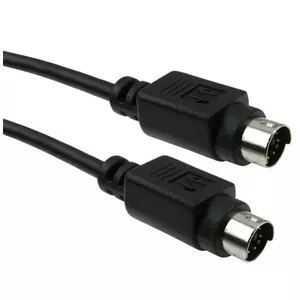 ICIDU S-Video Cable, 2m S-video kabelis S-Video (4-pin) Melns