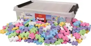 Construction Set Plus Plus BIG Pastel 200 pcs – plus plus, model 3246, pastel bricks for creative building