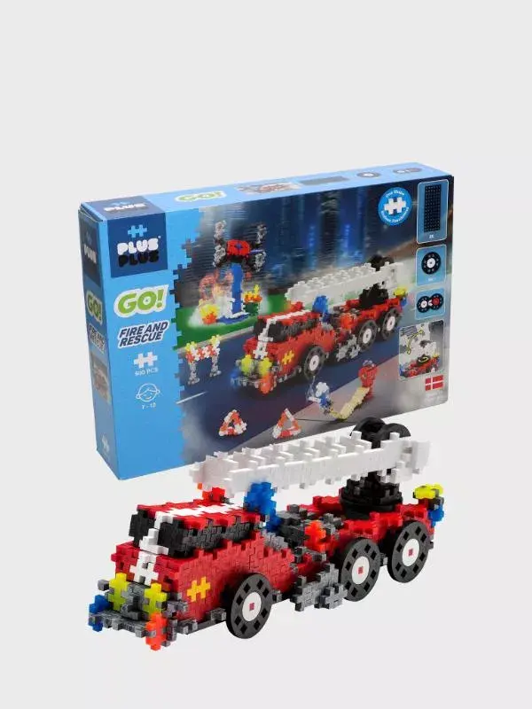 plus plus Go! Fire and Rescue — 500 detaļu komplekts Photo 2
