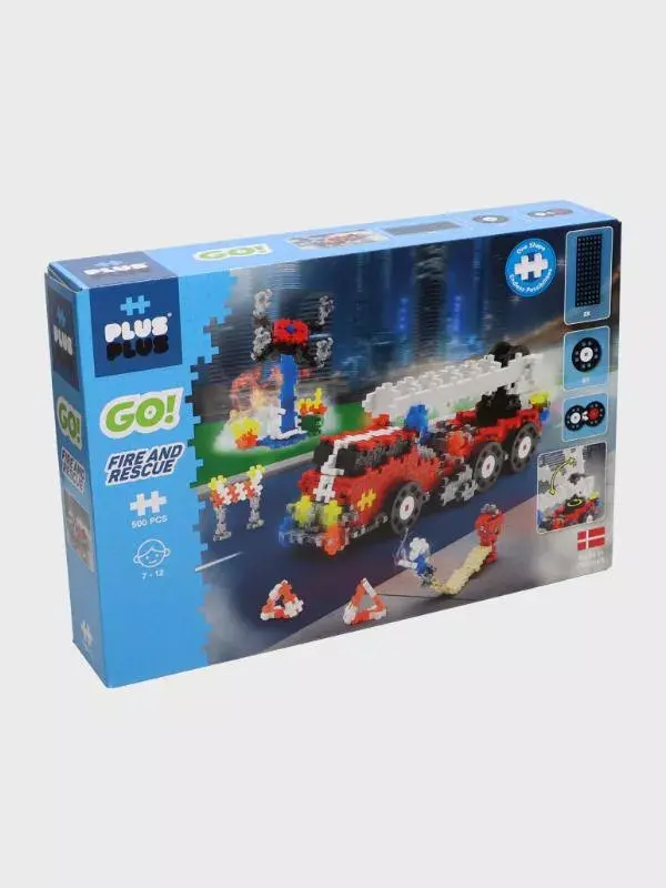 plus plus Go! Fire and Rescue — 500 detaļu komplekts Photo 4