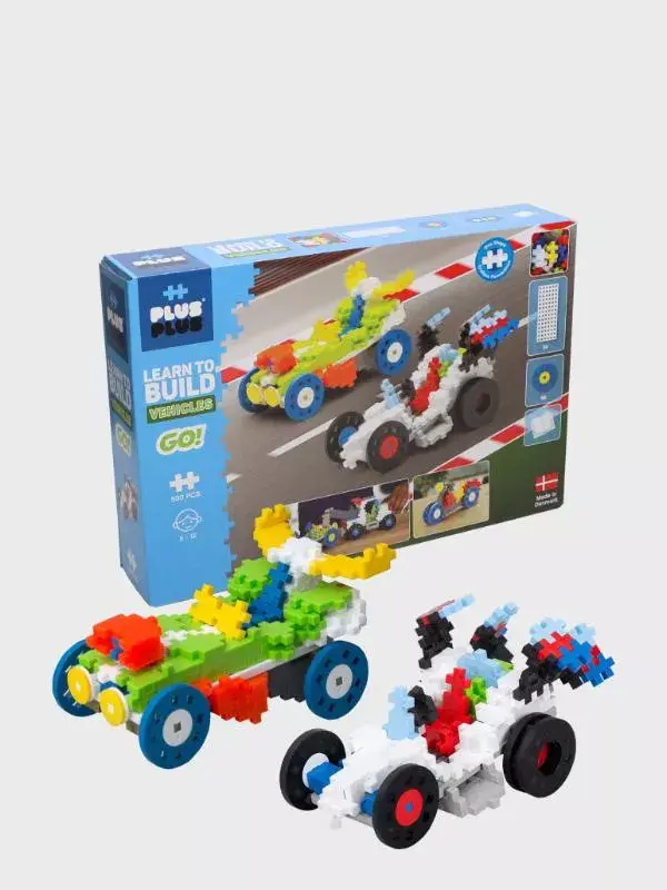 Plus-Plus Learn to Build Vehicles — 500 деталей Photo 2