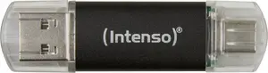 USB flash накопитель Intenso Twist Line 32 ГБ USB Type-A и USB Type-C 3.2 Gen 1 антрацит