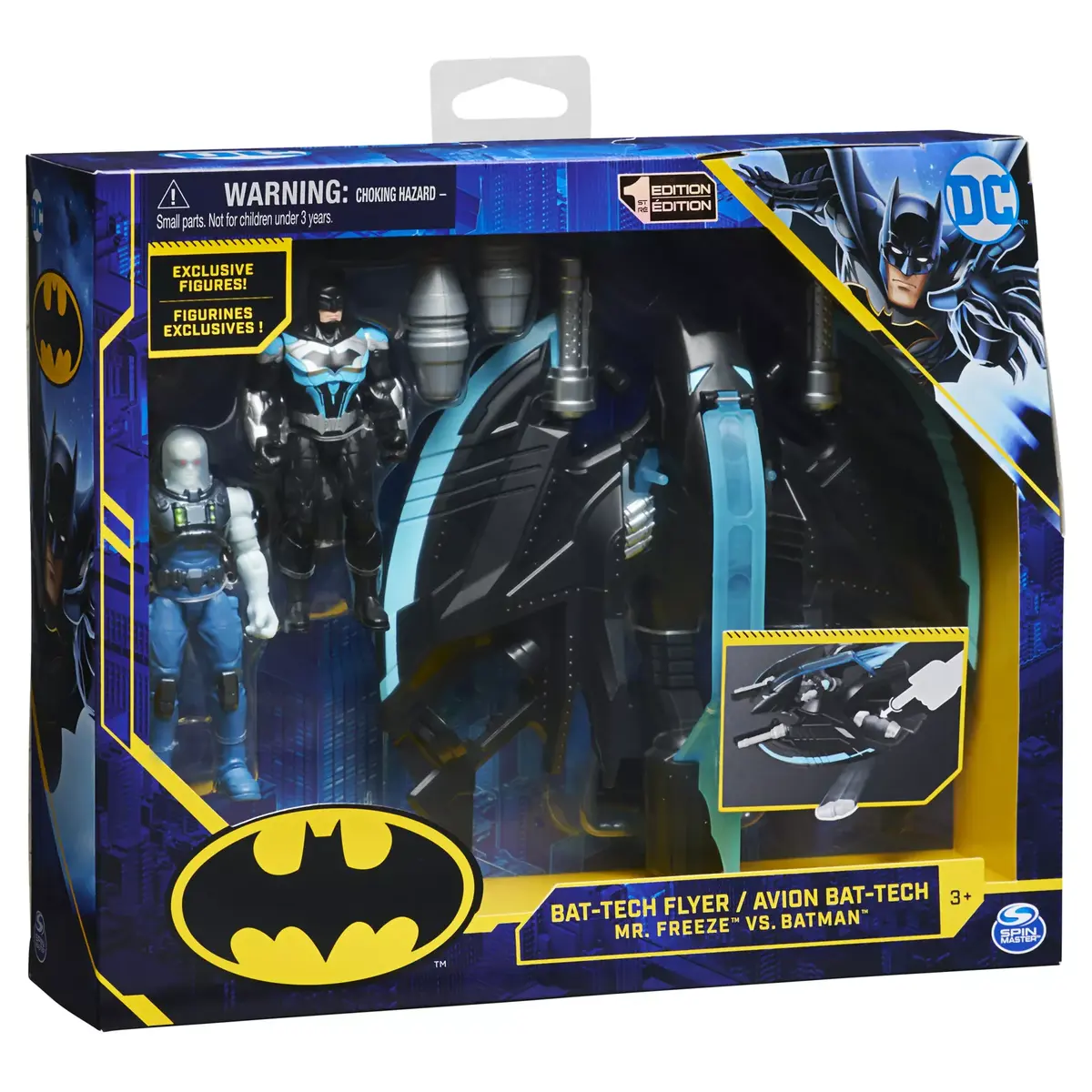 Spinmaster Batman Bat‑Tech Flyer action figure set Photo 8